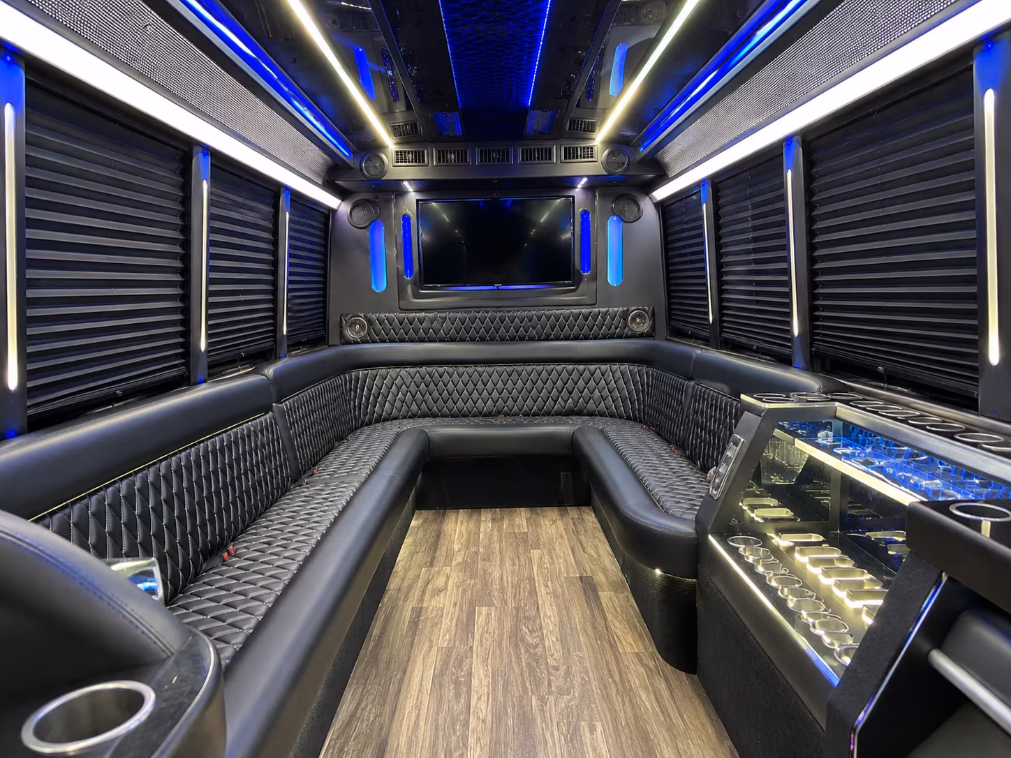 brick concert party bus rental
