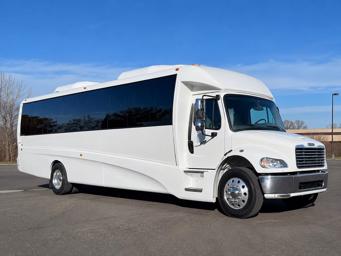 brick corporate party bus rental