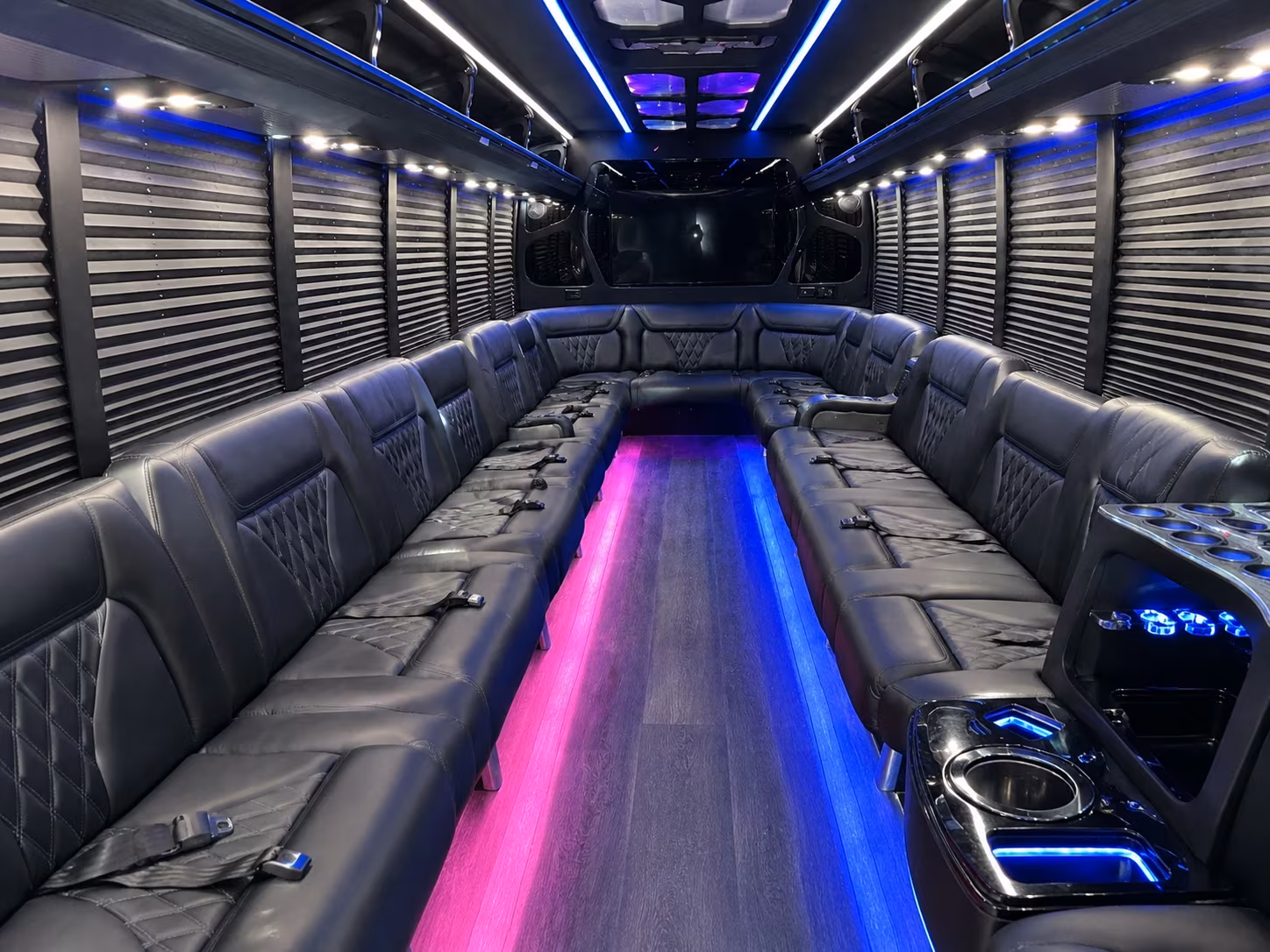 brick holiday party bus rental