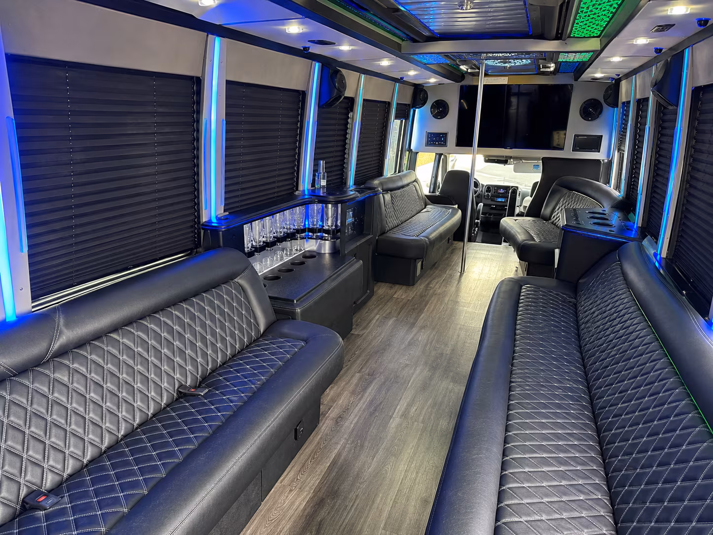 party bus transportation for brick area proms at brick