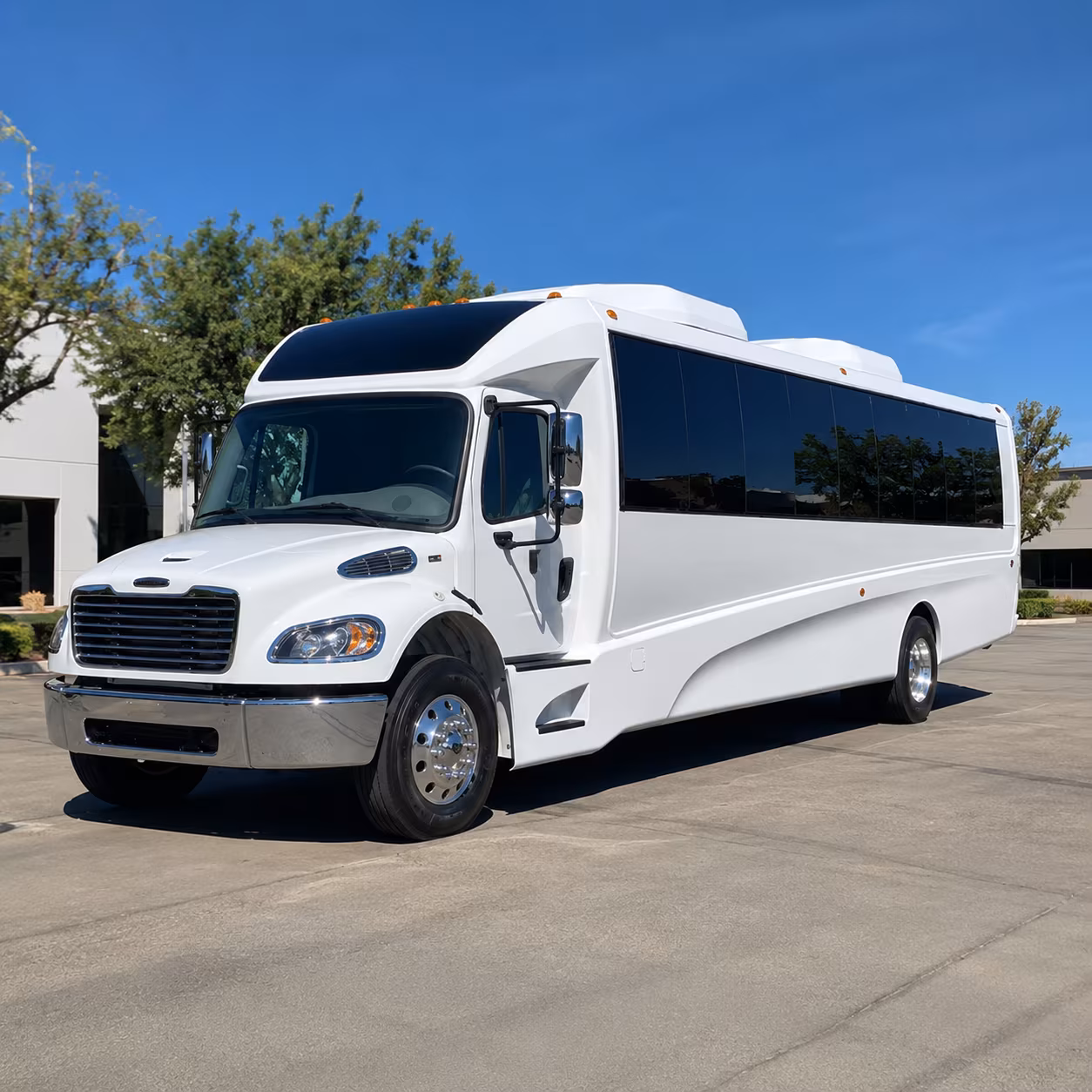 party buses for prom night in brick led lights sound system and the whole group together