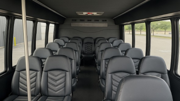 15 passenger minibus interior