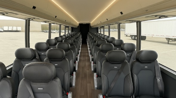 Interior of Charter Bus Company Howell's 18 Passenger Minibus in Howell