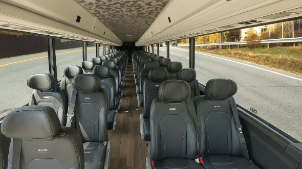 30 passenger minibus interior