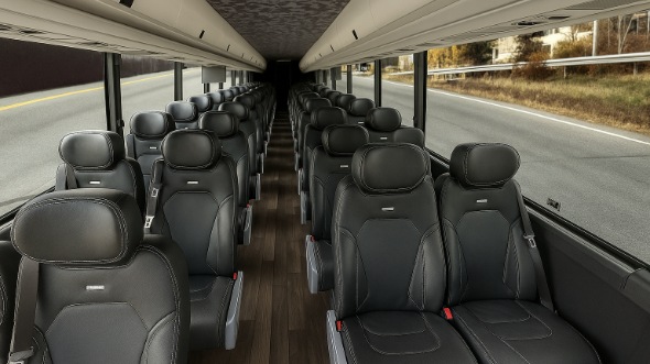 brick 25 passenger minibus inside