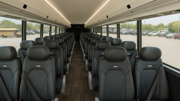 brick 28 passenger minibus inside