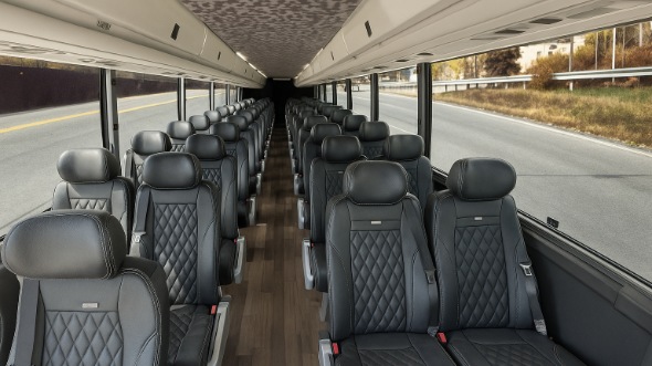 brick 35 passenger minibus inside
