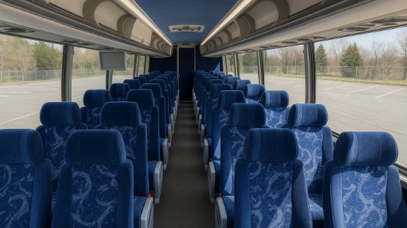 brick 50 passenger charter bus rental