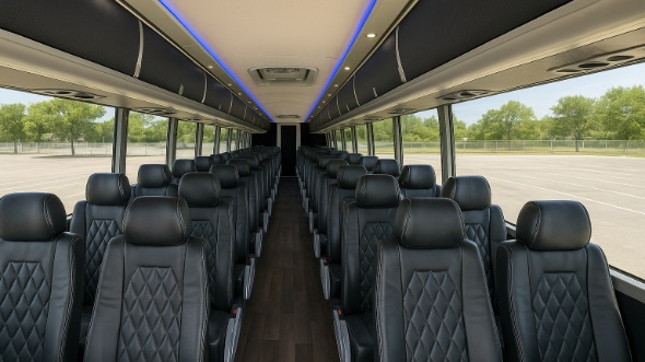 brick 56 passenger charter bus rental